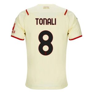 AC Milan Tonali 8 Uit Shirt 2021-2022 – Korte Mouw