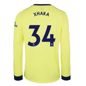 Arsenal Xhaka 34 Uit Shirt 2021-2022 – Lange Mouw