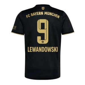 FC Bayern München Lewandowski 9 Uit Shirt 2021-2022 – Korte Mouw
