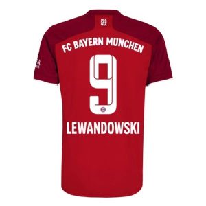 FC Bayern München Lewandowski 9 Thuis Shirt 2021-2022 – Korte Mouw