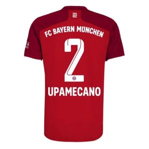 FC Bayern München Upamecano 2 Thuis Shirt 2021-2022 – Korte Mouw