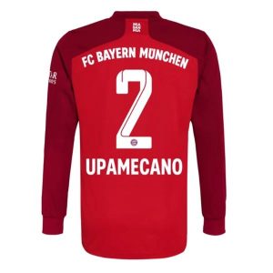 FC Bayern München Upamecano 2 Thuis Shirt 2021-2022 – Lange Mouw