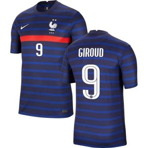 Frankrijk Giroud 9 Thuis Shirt 2020 2021 – goedkope voetbalshirts
