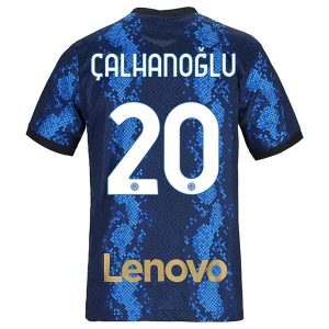 Inter Milan Çalhanoğlu 20 Thuis Shirt 2021-2022 – Korte Mouw