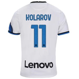 Inter Milan Kolarov 11 Uit Shirt 2021-2022 – Korte Mouw