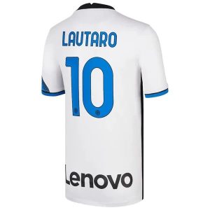 Inter Milan Lautaro 10 Uit Shirt 2021-2022 – Korte Mouw