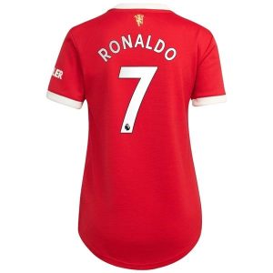 Manchester United Ronaldo 7 Thuis Shirt Dames 2021-2022