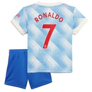 Manchester United Ronaldo 7 Kind Uit tenue 2021-2022 – Voetbaltenue