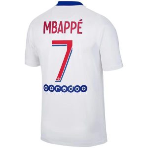 Paris Saint Germain PSG Mbappé 7 Uit Shirt 2020-2021 – Korte Mouw