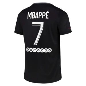 Paris Saint Germain PSG Mbappé 7 Third Shirt 2021-2022 – Korte Mouw