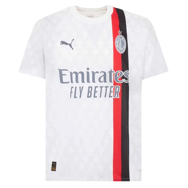 Goedkope AC Milan Uit Voetbalshirt 2023 2024 – Korte Mouw